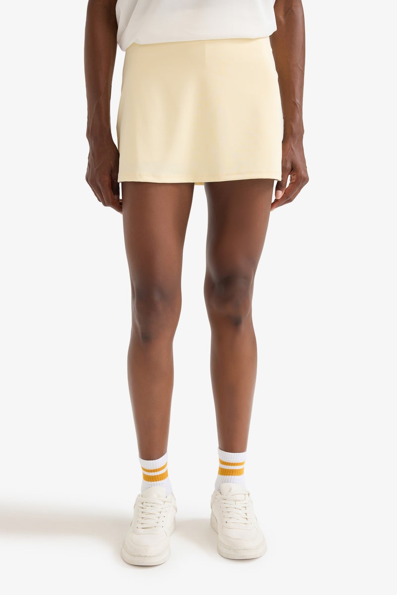 DeFacto Woman DeFactoFit Standard Fit Mini Skirt with Inner Shorts  - Image 1
