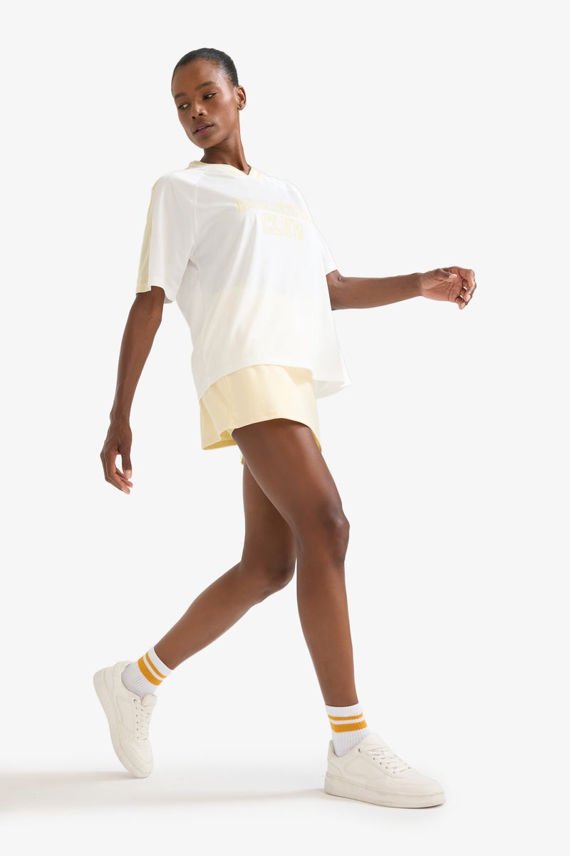 DeFacto Woman DeFactoFit Standard Fit Mini Skirt with Inner Shorts  - Image 3