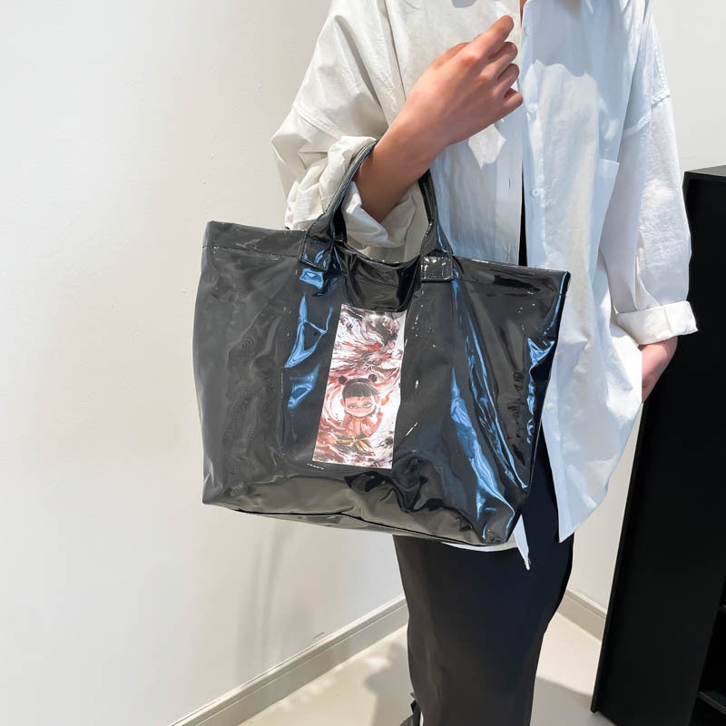Popular Anime Nezha Tote Bag Women'S Large-Capacity Street Handbag Casual Shopping Bag Single Shoulder Crossbody Bag - Image 4