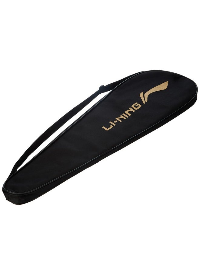 Li-Ning - Li-ning Air-Force 78 G3 Carbon Fibre Unstrung Badminton Racket with Full Cover (78g, Black/Orange Red/Gold) - Image 1