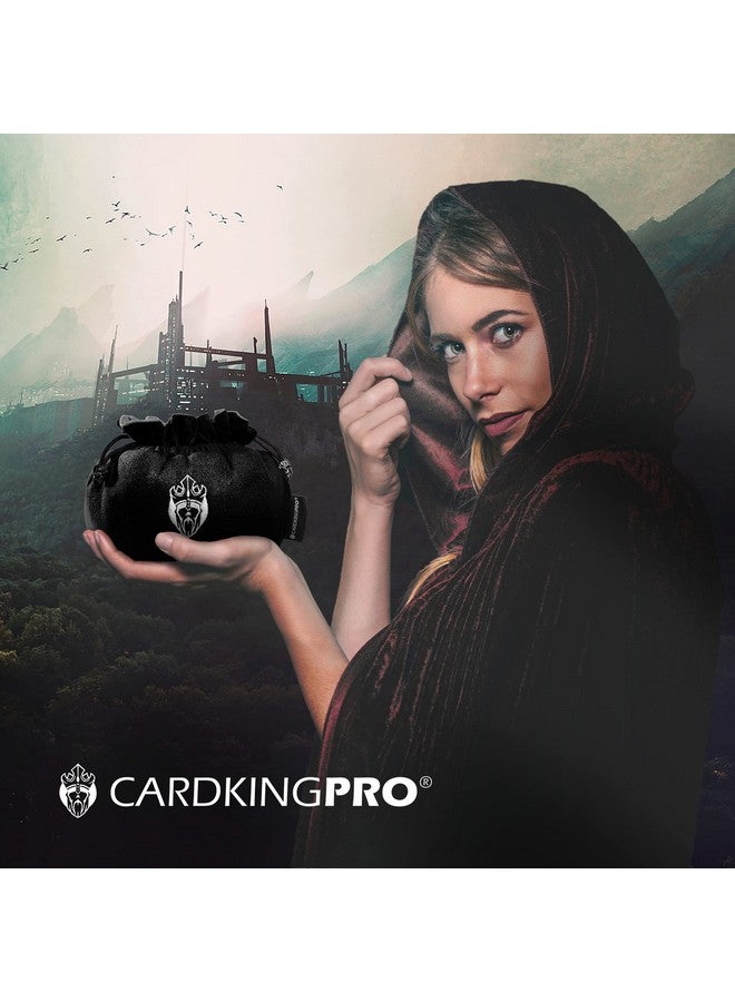 كاردكينج برو حقائب نرد ضخمة مع جيوب - سوداء - تتسع لأكثر من 150 نردًا - رائعة لمحبي النرد [تصميم حاصل على براءة اختراع] - Image 4