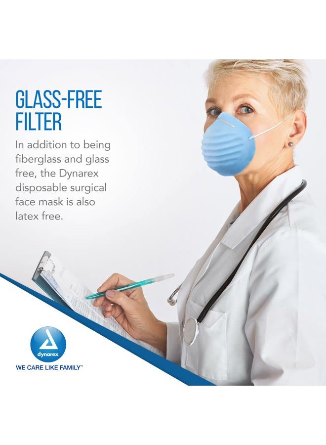 Dynarex Mask Surgical Face Cone Blue - Image 4