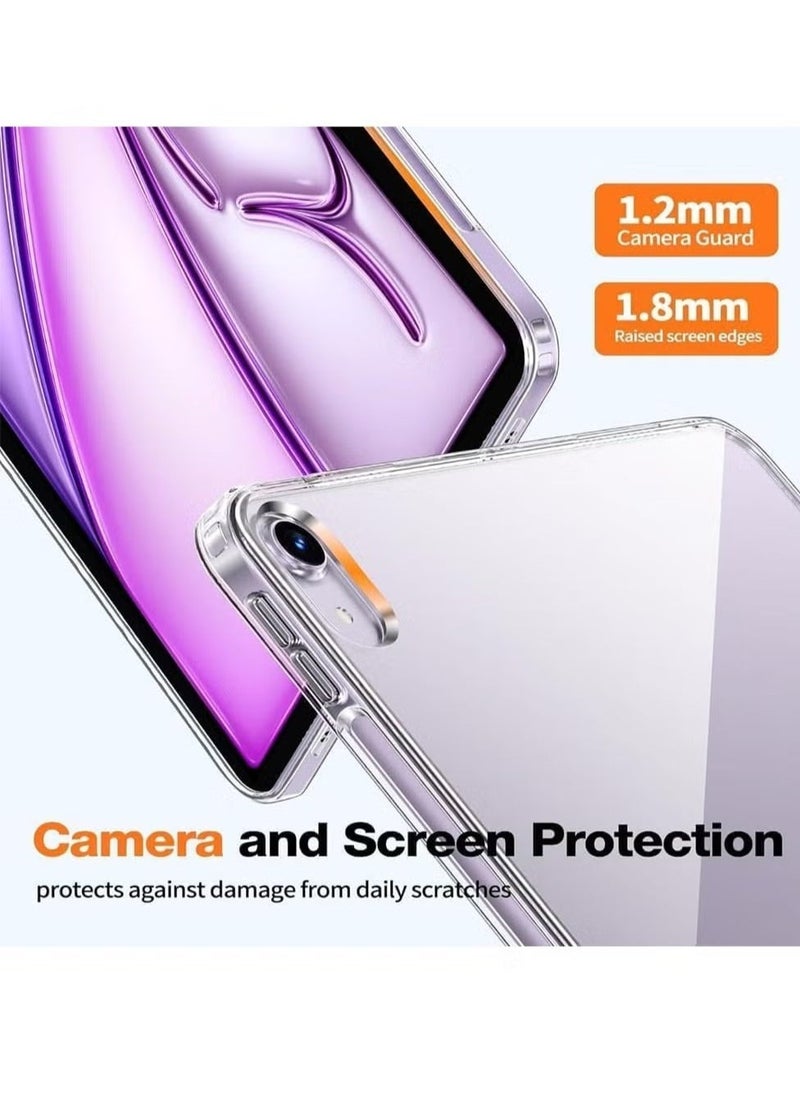 JAJEEK iPad Air 13 2024 Case – Shockproof Tablet Protective Cover with Four Corner Anti-Fall Airbags, Slim Silicone Anti-Drop Design, Scratch-Resistant, Lightweight & Durable Case for iPad Air 2024 6th Generation – Perfect for Daily Use & Travel - Image 2