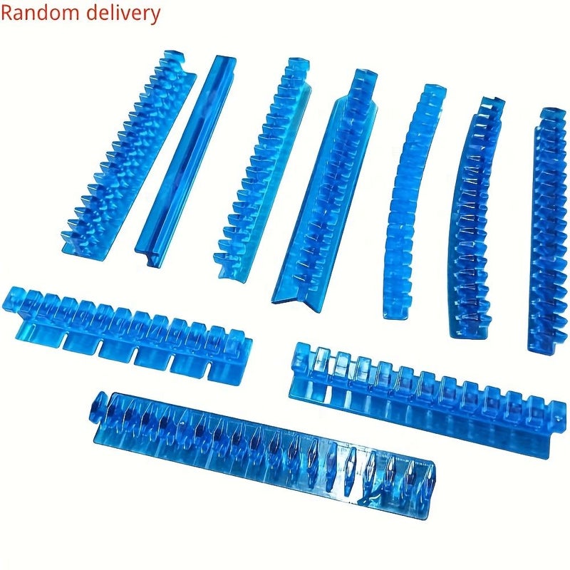 Car Paintless Dent Repair Tool Kit 7pcs Stainless Steel Dent Remover With Blue Glue Tabs - Image 1