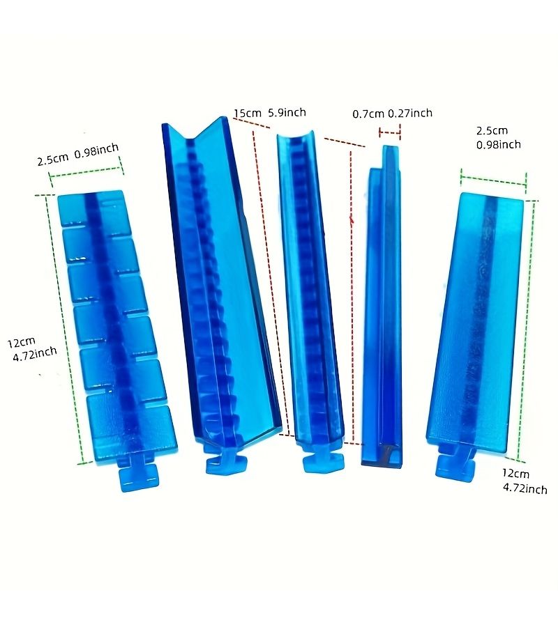 Car Paintless Dent Repair Tool Kit 7pcs Stainless Steel Dent Remover With Blue Glue Tabs - Image 2