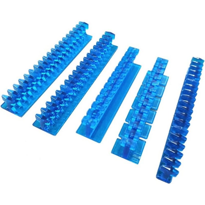 Car Paintless Dent Repair Tool Kit 7pcs Stainless Steel Dent Remover With Blue Glue Tabs - Image 4