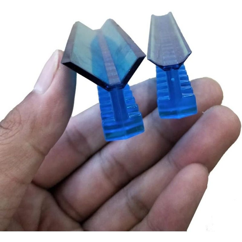 Car Paintless Dent Repair Tool Kit 7pcs Stainless Steel Dent Remover With Blue Glue Tabs - Image 3