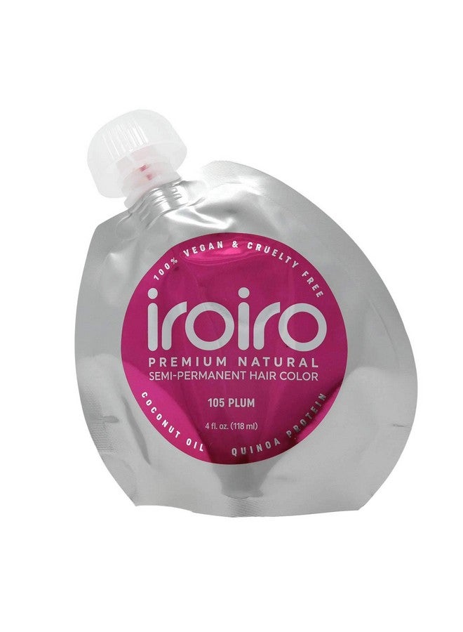 Iroiro Natural Premium Semipermanent Hair Color 105 Plum 4Oz - Image 2