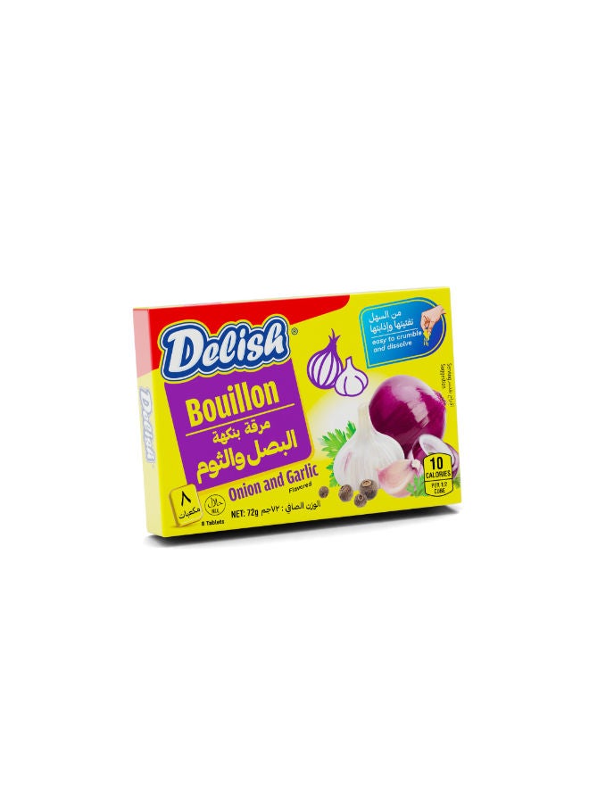 Bouillon Onion And Garlic Flavored  72 Gram