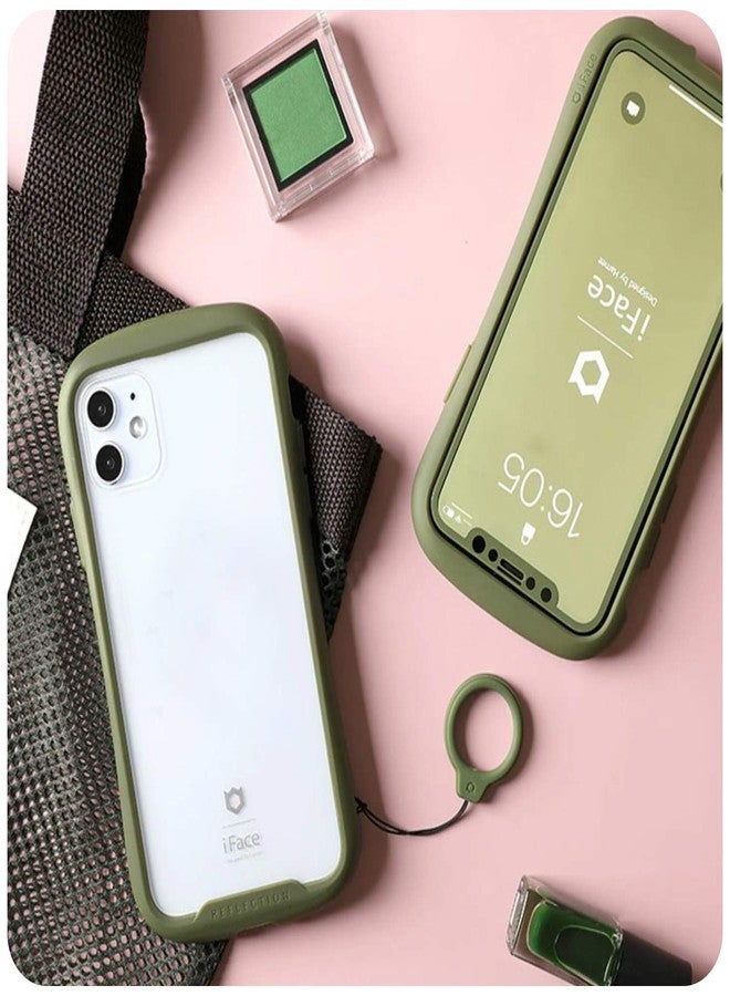 iFace Reflection Color Silicone Smartphone Ring Strap Grip Holder - Compatible with iPhone, Samsung, Other Mobile Devices - Khaki - Image 3