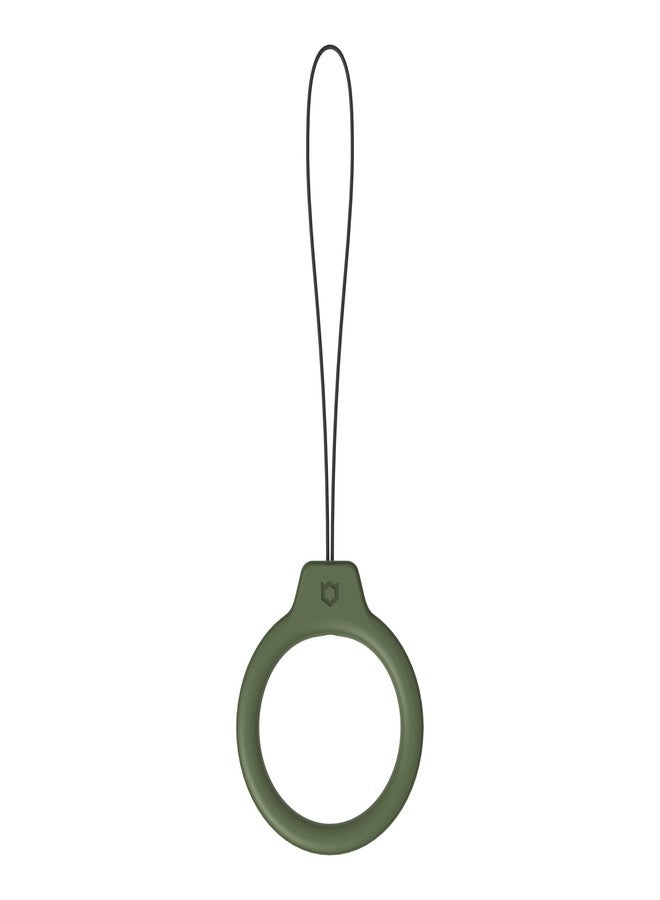 iFace Reflection Color Silicone Smartphone Ring Strap Grip Holder - Compatible with iPhone, Samsung, Other Mobile Devices - Khaki - Image 1
