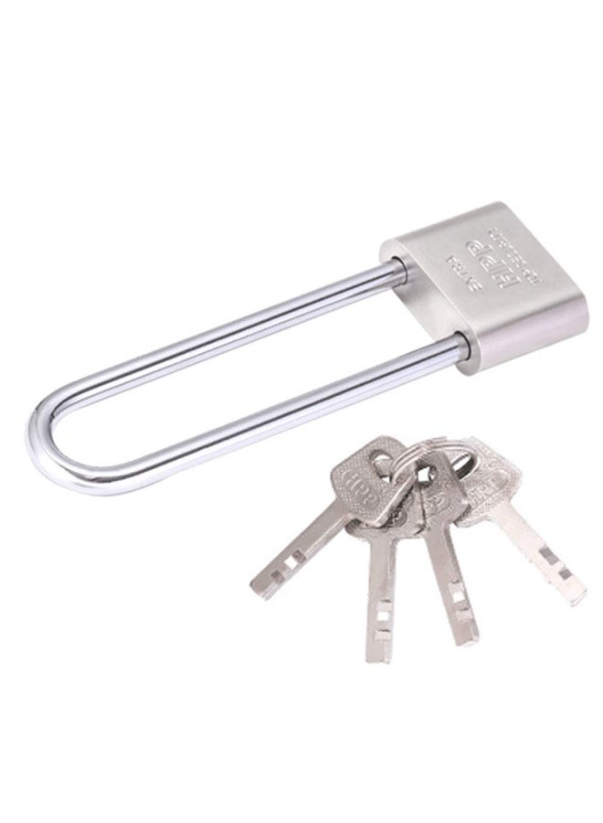 WANLIAN Long Lock Beam Bike Padlock Anti Theft Door Cabinet Drawer Gate Lock With Keys Lock Long Beam Gym Locker Locker Padlock Glass Door Lock - Image 3