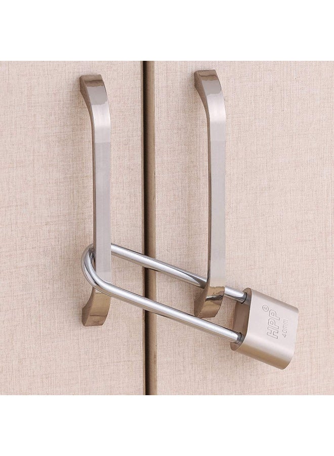WANLIAN Long Lock Beam Bike Padlock Anti Theft Door Cabinet Drawer Gate Lock With Keys Lock Long Beam Gym Locker Locker Padlock Glass Door Lock - Image 2