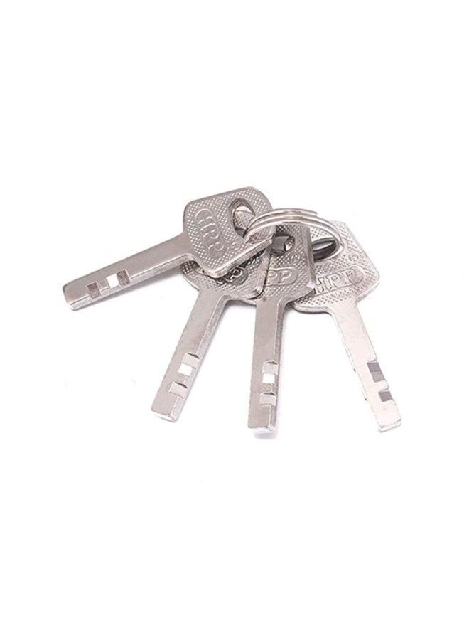 WANLIAN Long Lock Beam Bike Padlock Anti Theft Door Cabinet Drawer Gate Lock With Keys Lock Long Beam Gym Locker Locker Padlock Glass Door Lock - Image 5
