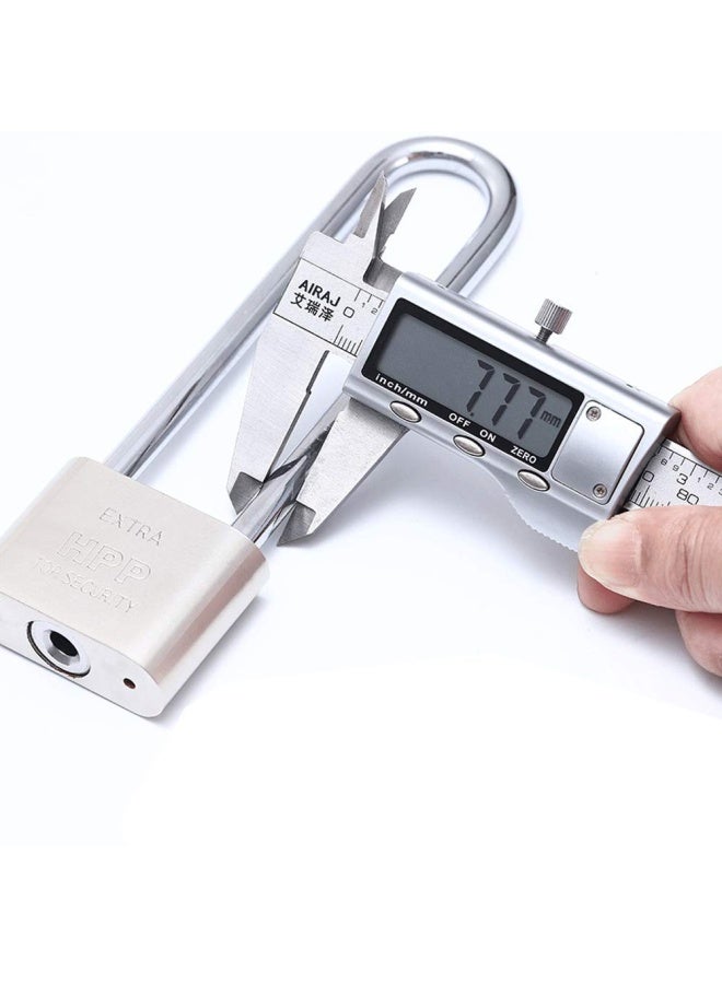 WANLIAN Long Lock Beam Bike Padlock Anti Theft Door Cabinet Drawer Gate Lock With Keys Lock Long Beam Gym Locker Locker Padlock Glass Door Lock - Image 4
