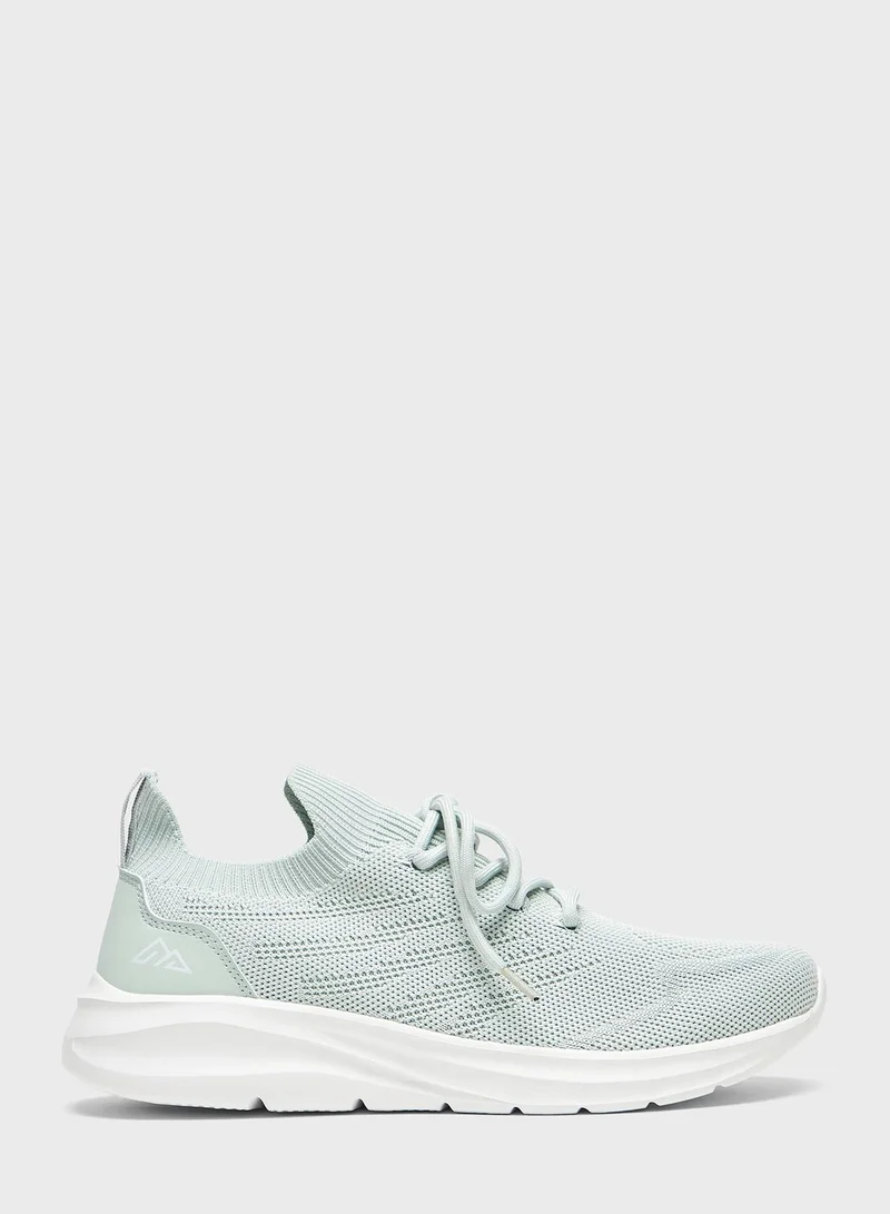 شو اكسبرس Lace Up Low Top Sneakers