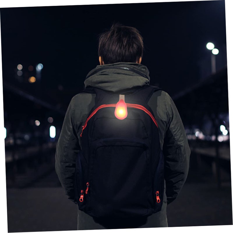 2 Pcs Clip On LED Safety Lights Reflective Backpack Lights For Night Running Hiking Outdoor Sports - Image 4