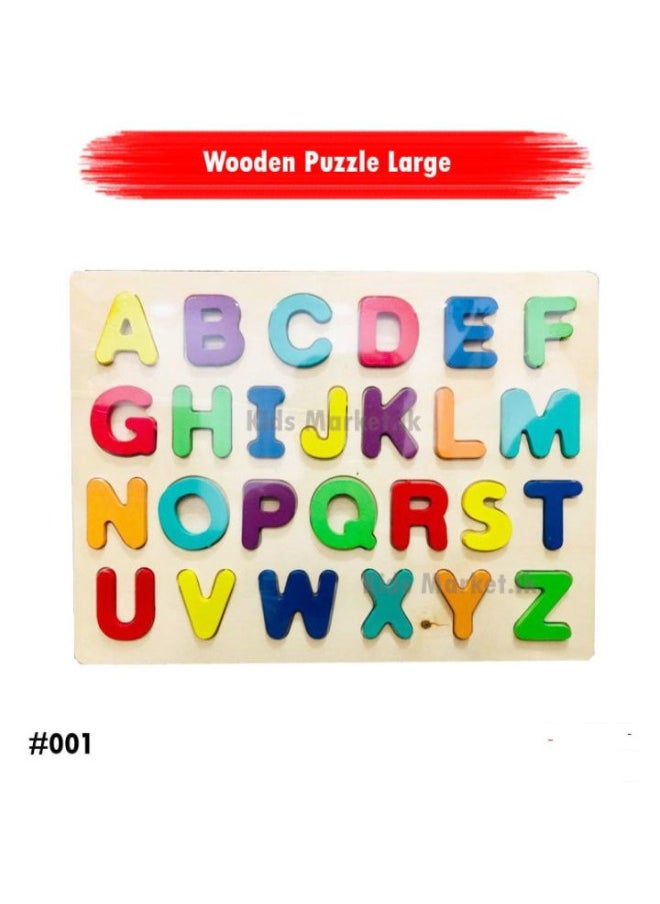Generic Wooden Alphabet Puzzles ABC 