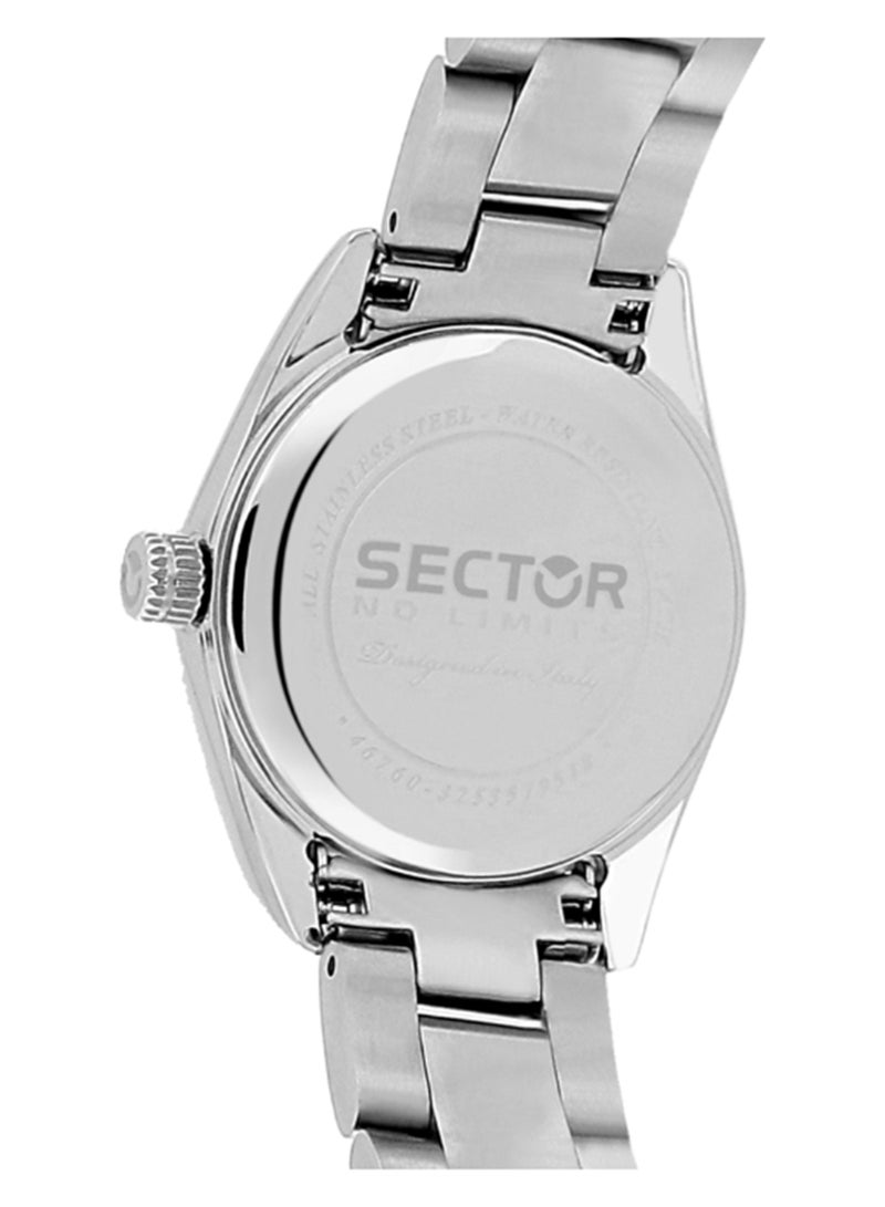 Sector 240 32MM 3H WHITE PEARL DIAL BR SS - Image 5