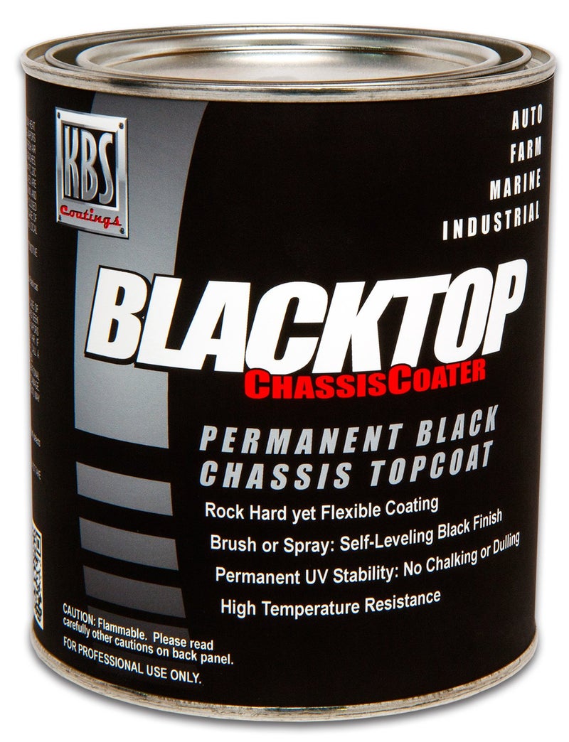 KBS Coatings 8302 OEM Satin Black BlackTop Chassis Paint - 1 Pint - Image 1