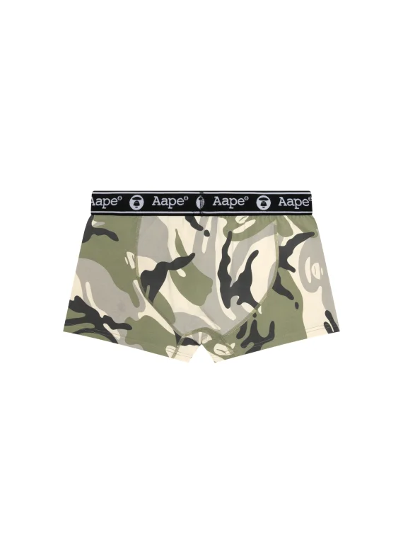 AAPE Moonface logo camo boxer briefs