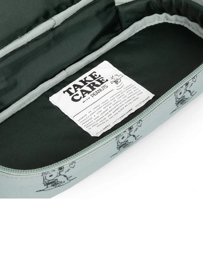 EASTPAK Oval Single Peanuts Mint Hard Pencil Case