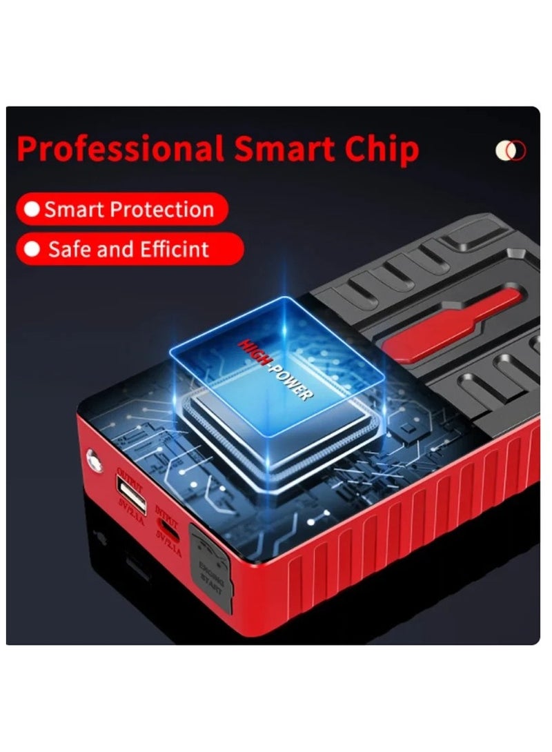 Jump Start Pack – Portable Car Jump Starter with Digital Indicator, Durable Temperature-Proof Power Booster for Automotive Use - Image 3