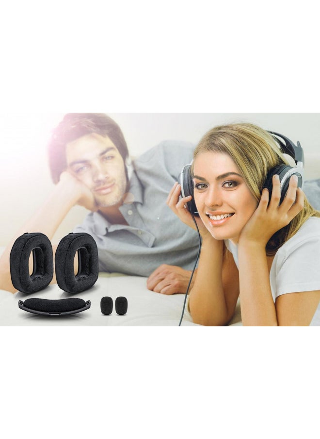 A50 Mod Kit Gen 4 - Ear Cushion Compatible with Astro Gaming A50 Wireless Headset Velvet - Headband/Microphone Foam/Ear Pads I Not Work with GEN 3