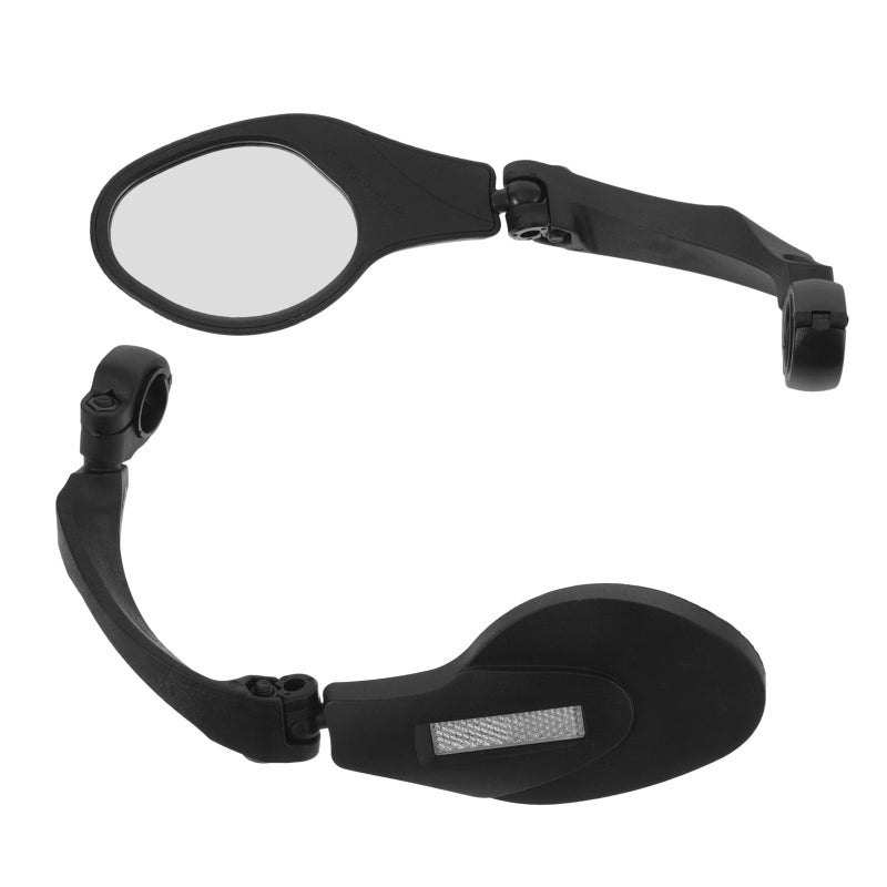 2pcs Bicycle Handlebar Mirrors Rearview Side View Compatible Mountain Electric Bike Motorcycle - Image 2
