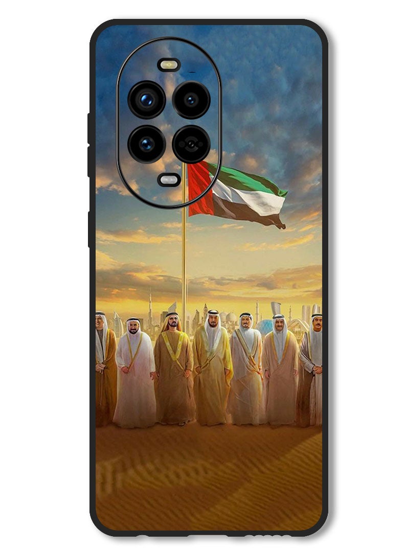 Theodor Case Compatible with Huawei Nova 13 Pro Protection Shockproof Bumper Cover Uae Flag Uae Rulers - Image 1