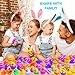 Yomwet 24 Pcs Easter Eggs with Rubber Duck Toys for Kids Colorful Easter Eggs Filled with Assorted Bunny Rabbit Duckies for Fun Rubber Bath Toys Easter Basket Stuffers and Party Favors - Image 4