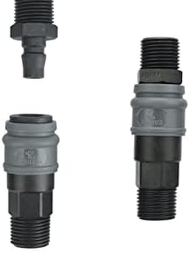 اقتران سريع ذاتي القفل نوع C لري الحدائق ورش المياه وصلة قطعة واحدة - Image 5