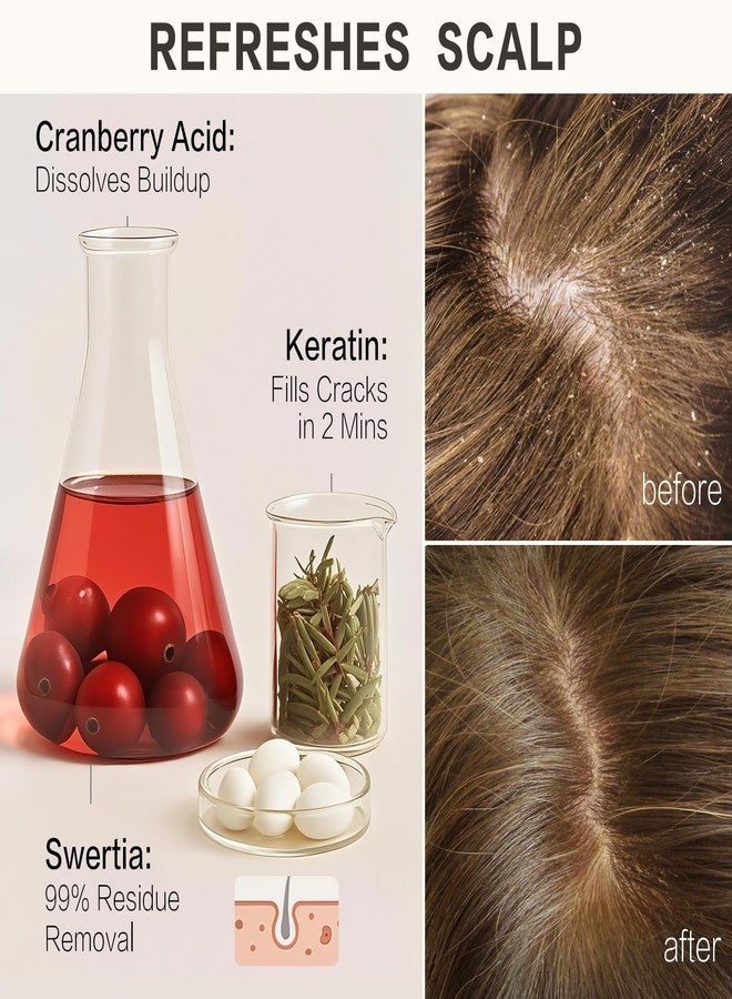 DEMIKI Japanese Shampoo and Conditioner Set for Women, Shampoo and Conditioner Set for Oily Hair, Sulfate Free, Rose Scent, Anti Dandruff, Clarifying, Moisturizing, Hydrolyzed Keratin Hair Care, 32oz - Image 5