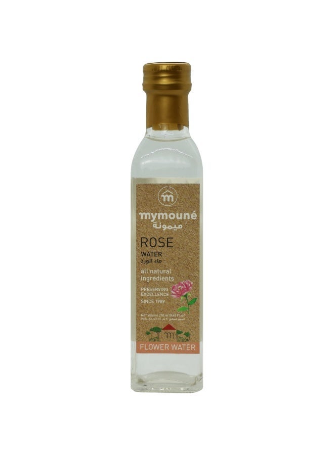 MYMOUNE Mymouné Rose Water 250ml | Natural Lebanese Floral Water | For Desserts, Baking & Drinks | Premium Culinary Ingredient - Image 1