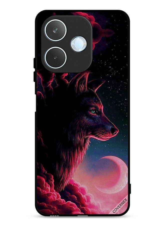 Covernex Oppo A5 Pro Protective Case Cover Wolf Art - Image 1