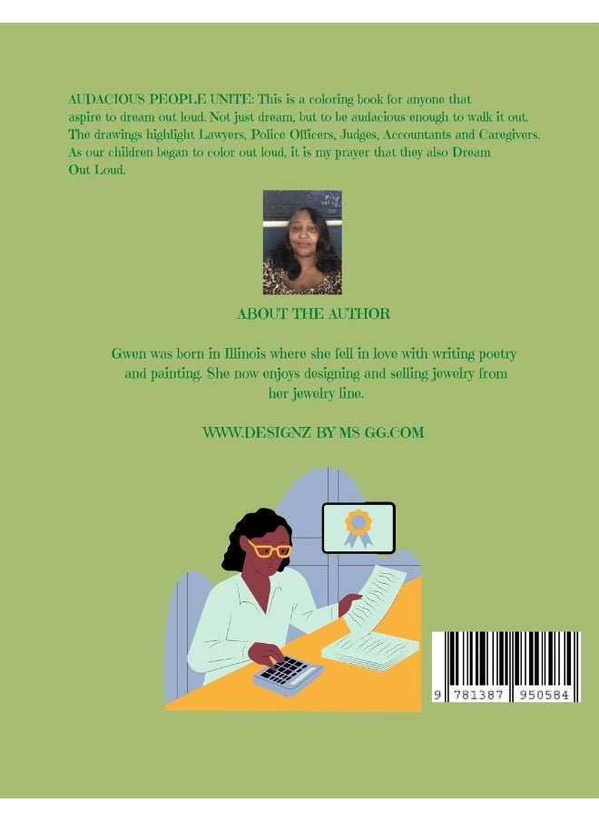 AUDACIOUS PEOPLE UNITE: A COLORING BOOK  - Image 2