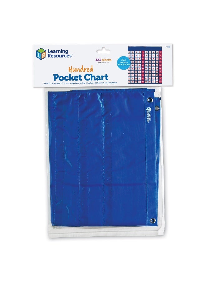 Learning Resources Hundreds Pocket Chart, 100 Pockets, Number Recognition & Math Skills, Ages 5+ - Image 3