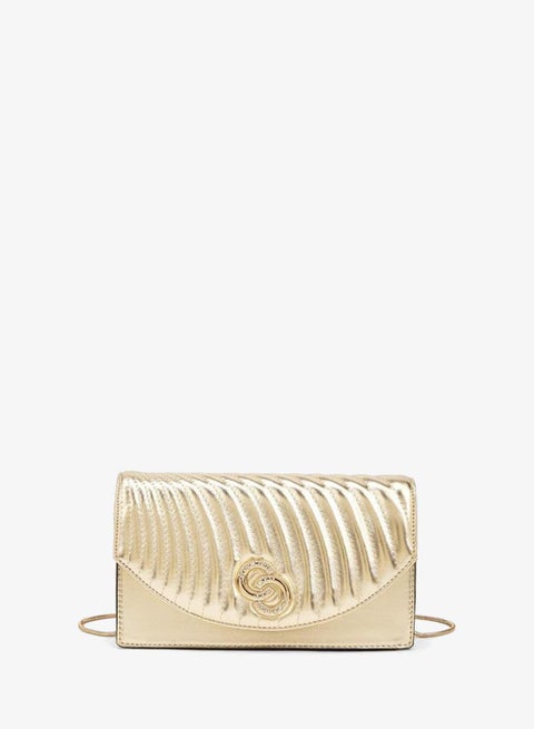 Quilted Crossbody Bag With Detachable Chain Strap