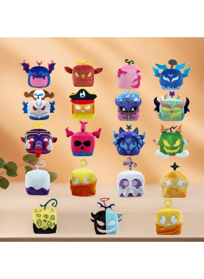 Bloxfruits Game Doll Devil Fruit Small Monster Box Plush Toy Batch-Specifications:Royal Blue Bat Box-Color:As Shown In The Picture - Image 2