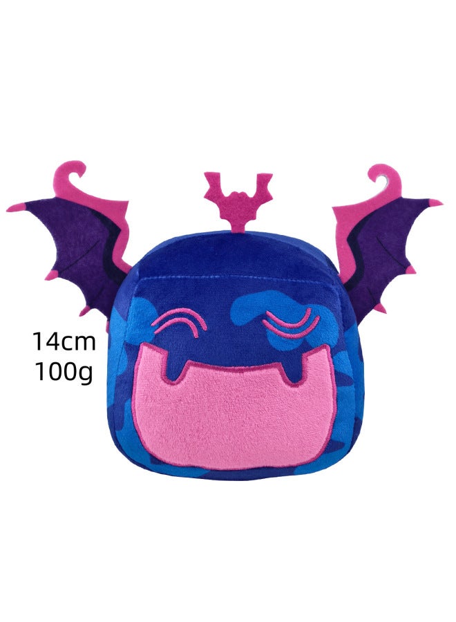 Bloxfruits Game Doll Devil Fruit Small Monster Box Plush Toy Batch-Specifications:Royal Blue Bat Box-Color:As Shown In The Picture - Image 1