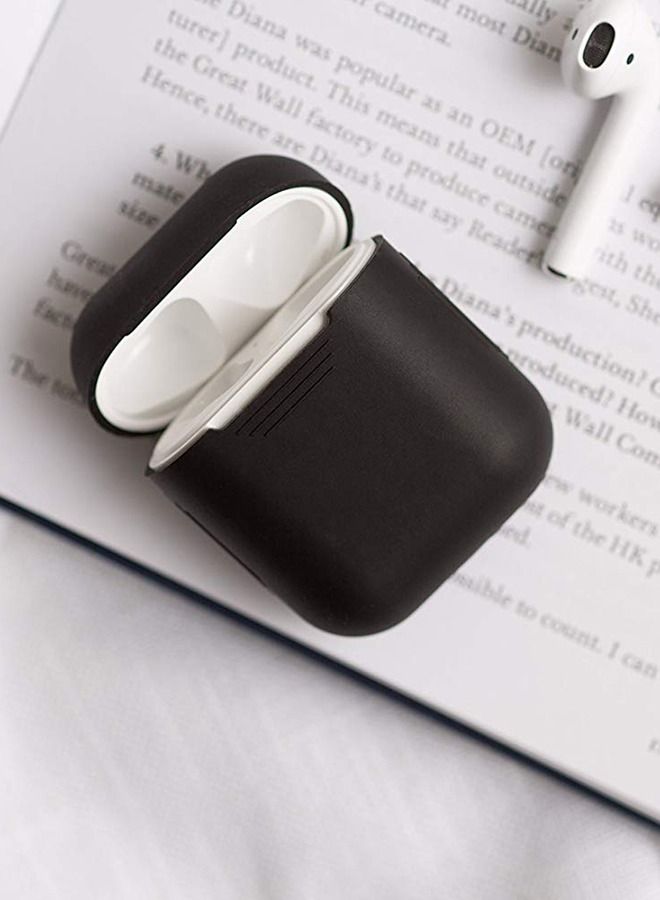 shAyzee Silicone Shockproof Protective Case Cover For Apple AirPods Black - Image 5