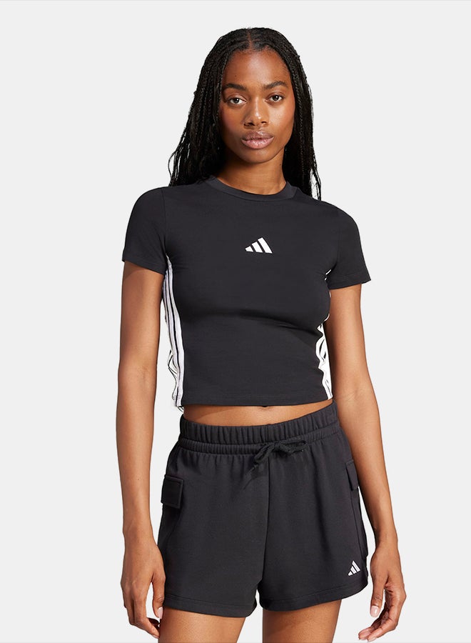 Adidas Essentials 3-Stripes Slim Baby T-Shirt - Image 1