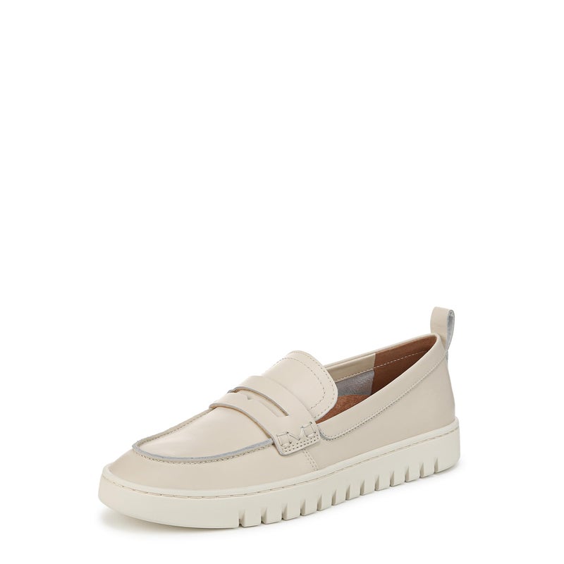 Vionic Womens Uptown Loafer Cream Leather 12 W - Image 1