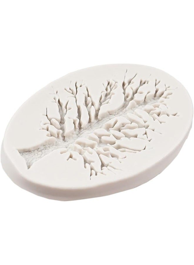 Tree Cake Silicone Mold ，Tree Silicone Molds Withered Tree Fondant Mold  Tree Molds for Cake Decoration Candy Chocolate Cupcake Topper Polymer Clay Gum Paste - Image 3