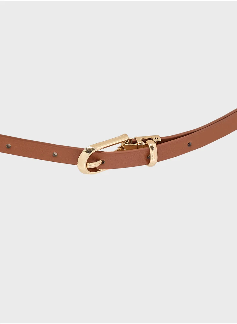 Ginger Ladies Thin Classic Belt