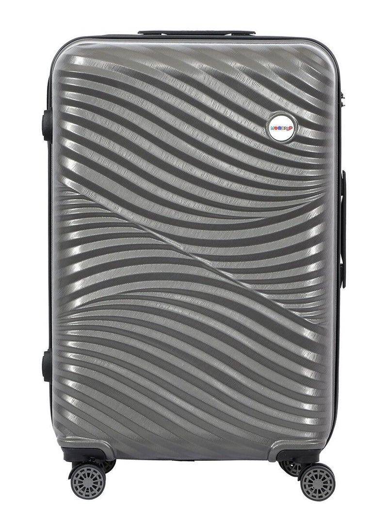 Biggdesign - Biggdesign Moods Up Medium Suitcase, 100% ABS Hardshell Luggage with 360° Spinner Wheels, Travel Suitcases with TSA Lock System, Lightweight, Antracite, 24 Inch - Image 1
