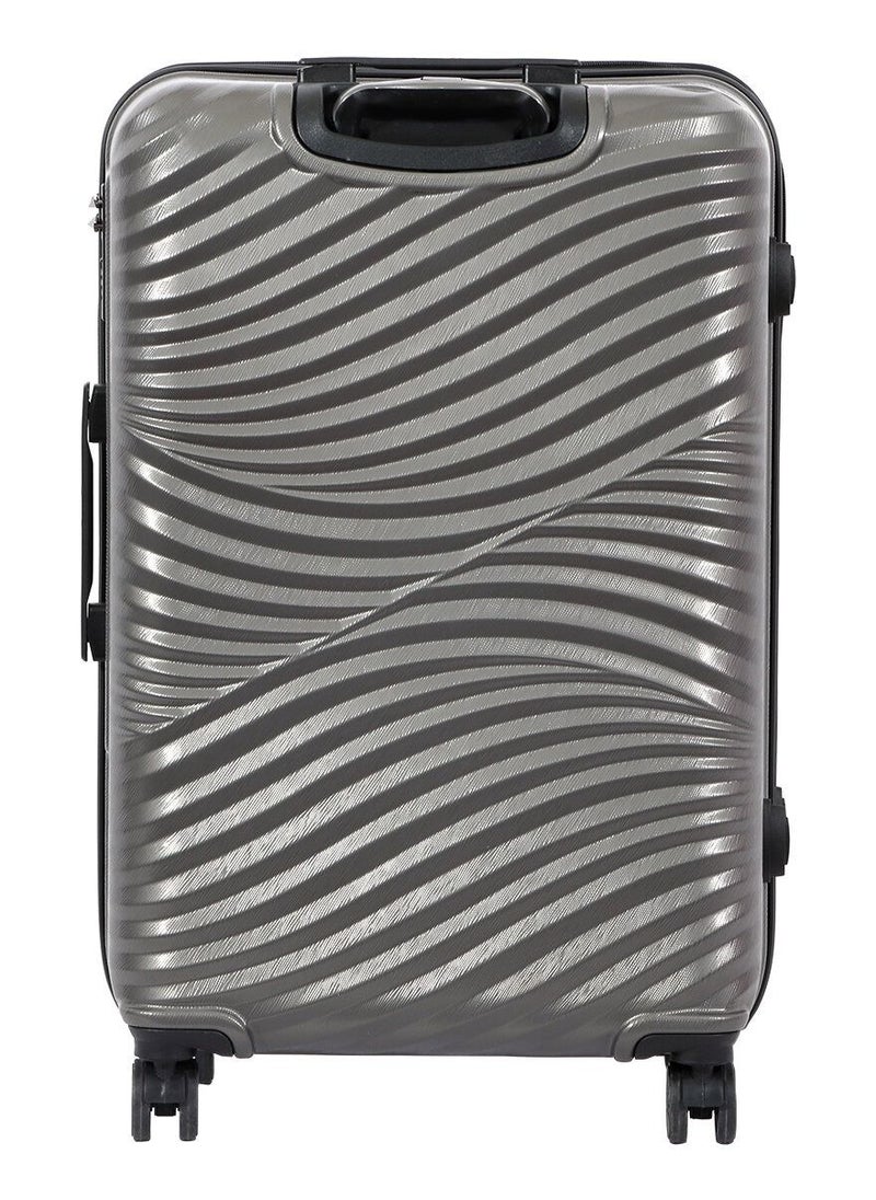 Biggdesign - Biggdesign Moods Up Medium Suitcase, 100% ABS Hardshell Luggage with 360° Spinner Wheels, Travel Suitcases with TSA Lock System, Lightweight, Antracite, 24 Inch - Image 1