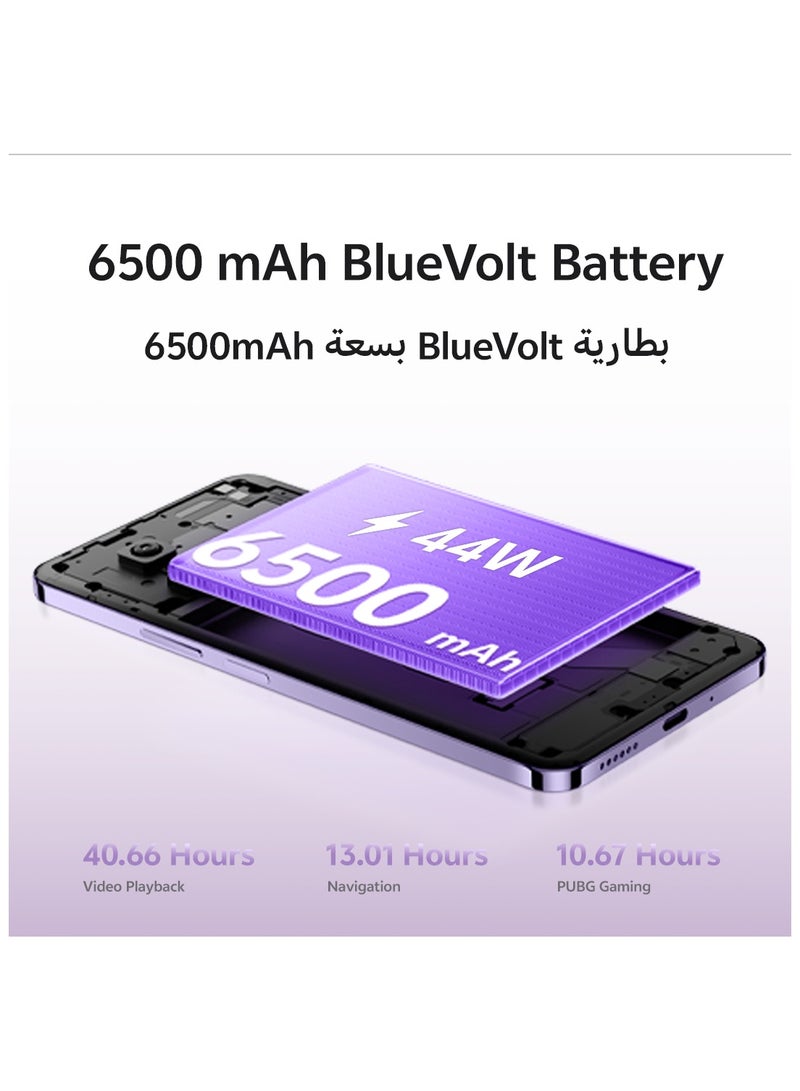 فيفو Y39 5G ثنائي الشريحة بنفسجي ملكي 8 جيجابايت RAM 256 جيجابايت مع حزمة حصرية عبر الإنترنت: سماعات أذن TWS، شاحن سريع 44 واط وضمان لمدة 24 شهرًا - النسخة الشرق أوسطية - Image 3