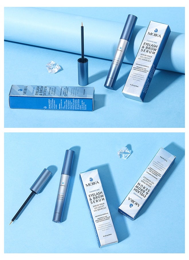 MOIKA - Eyelash&Brow Serum——Natural Eyelash Growth Serum and Brow Enhancer to Grow Thicker, Longer Lashes for Long, Luscious Lashes and Eyebrows[4ml] - Image 1