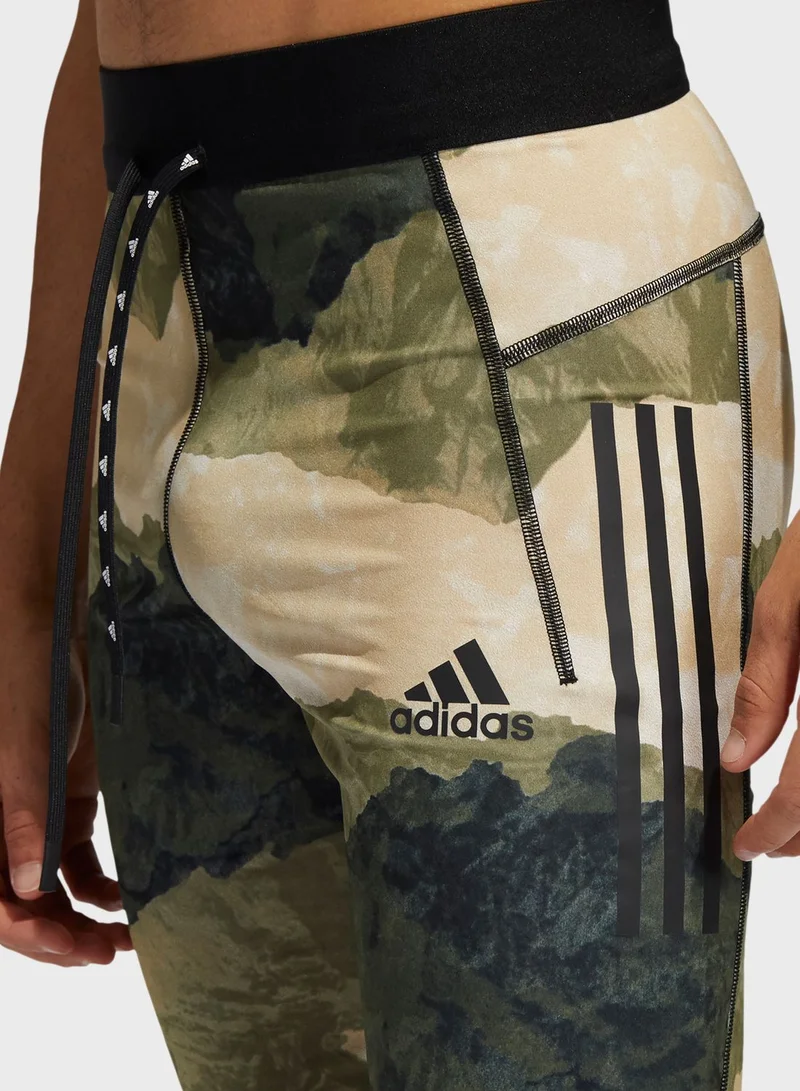 Adidas Camo Yoga Shorts